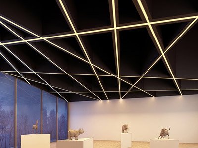 led linear light solution museum led lighting