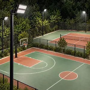 stadium lights for outdoor courts & multi sport areas