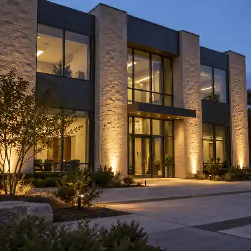 Architectural floodlight building facades