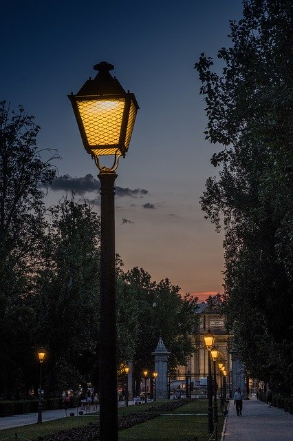 iluminación del paisaje