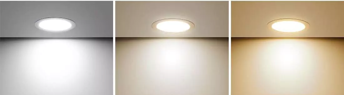 led panel light colors