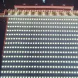 prueba de baja corriente de tira led