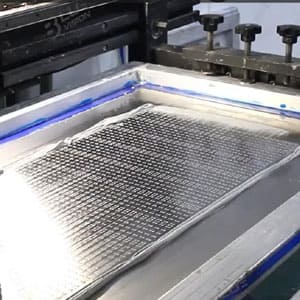 Impresión de pasta de soldadura con tira LED