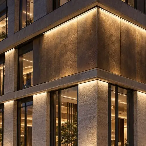 led wall washer for building facades