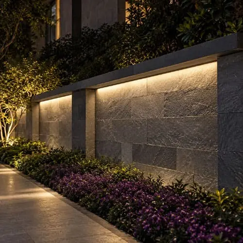 led wall washer for landscape walls