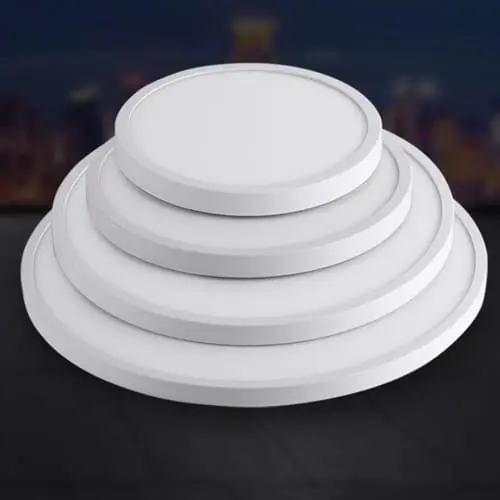 round surface panel light