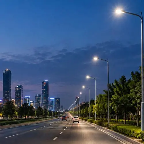 urban city road light